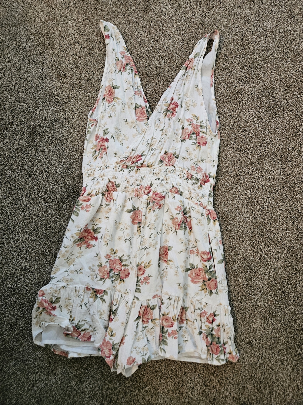 American Eagle Floral Romper